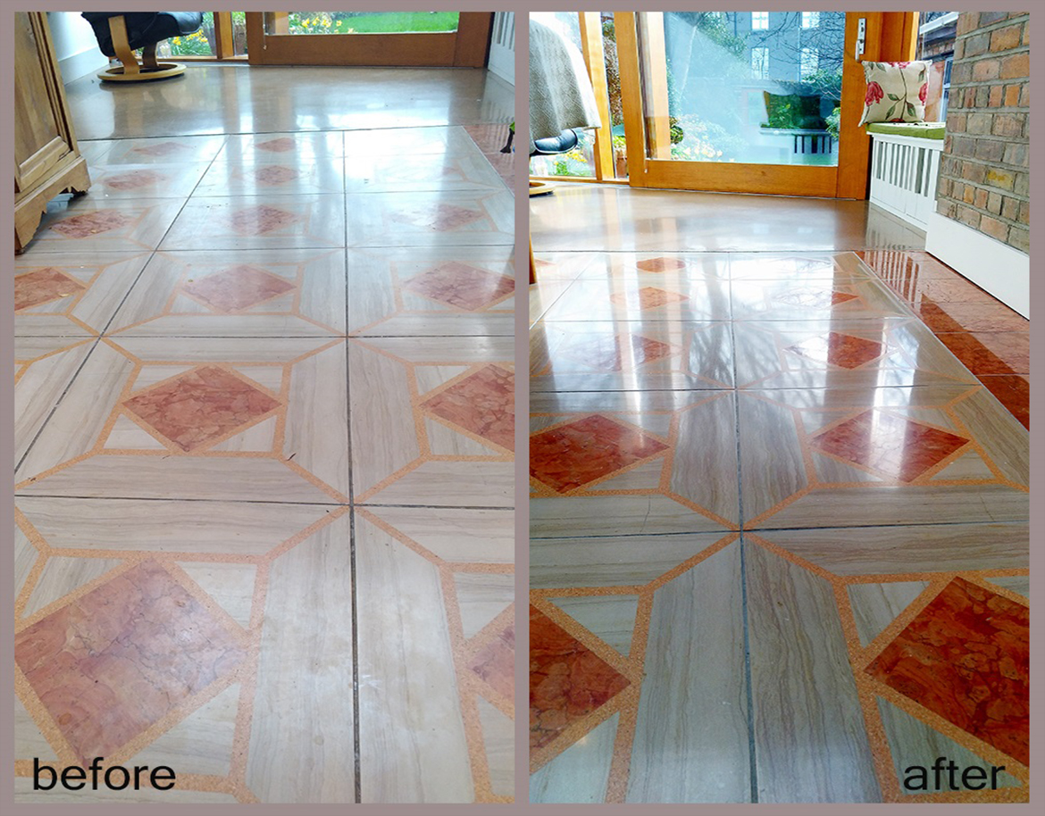 Marble Floor Tile Cleaning Polishing